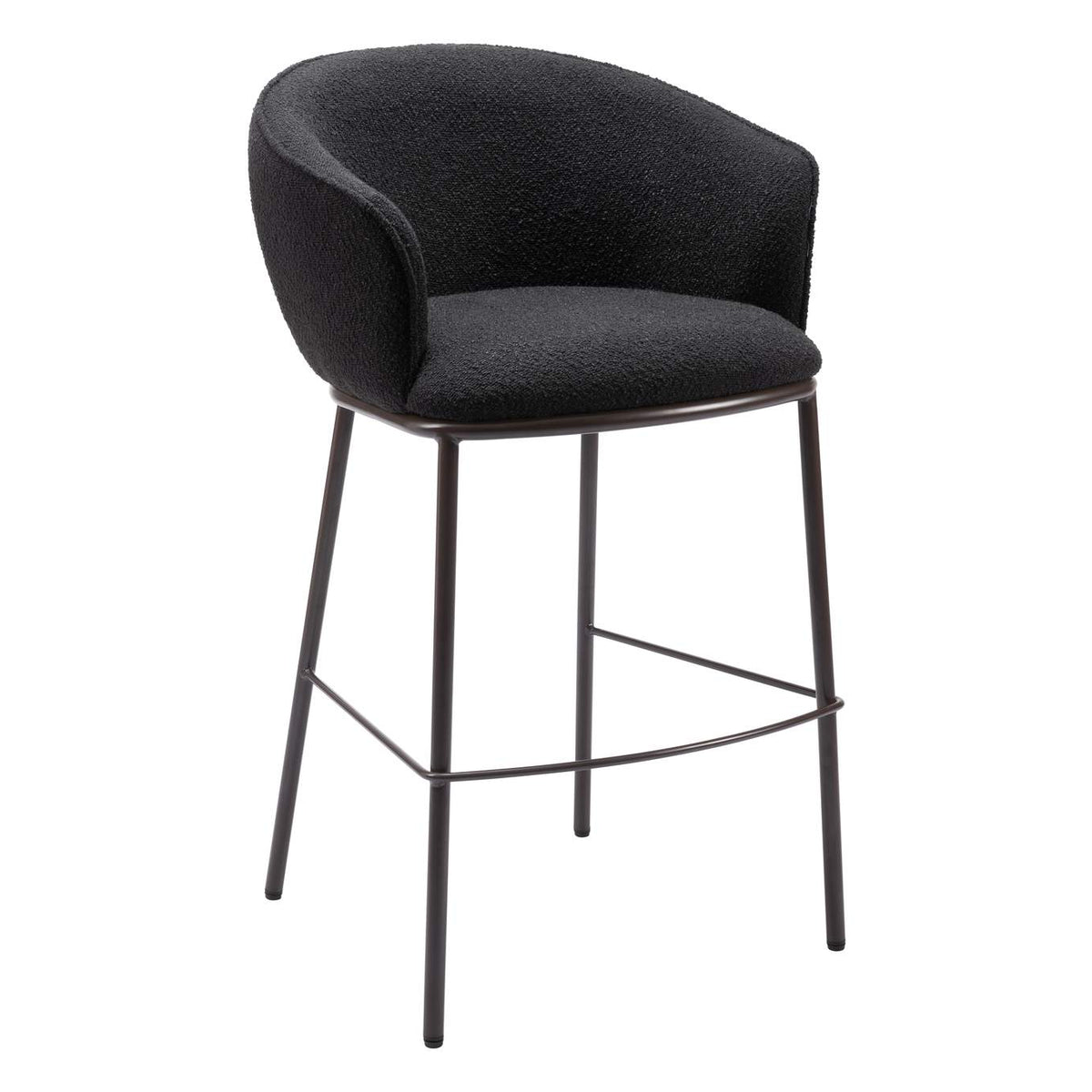 109810 Essen Barstool Black & Bronze