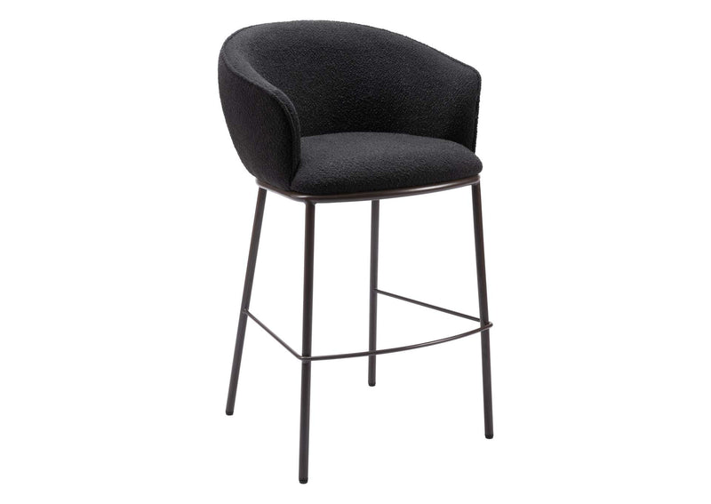 109810 Essen Barstool Black & Bronze