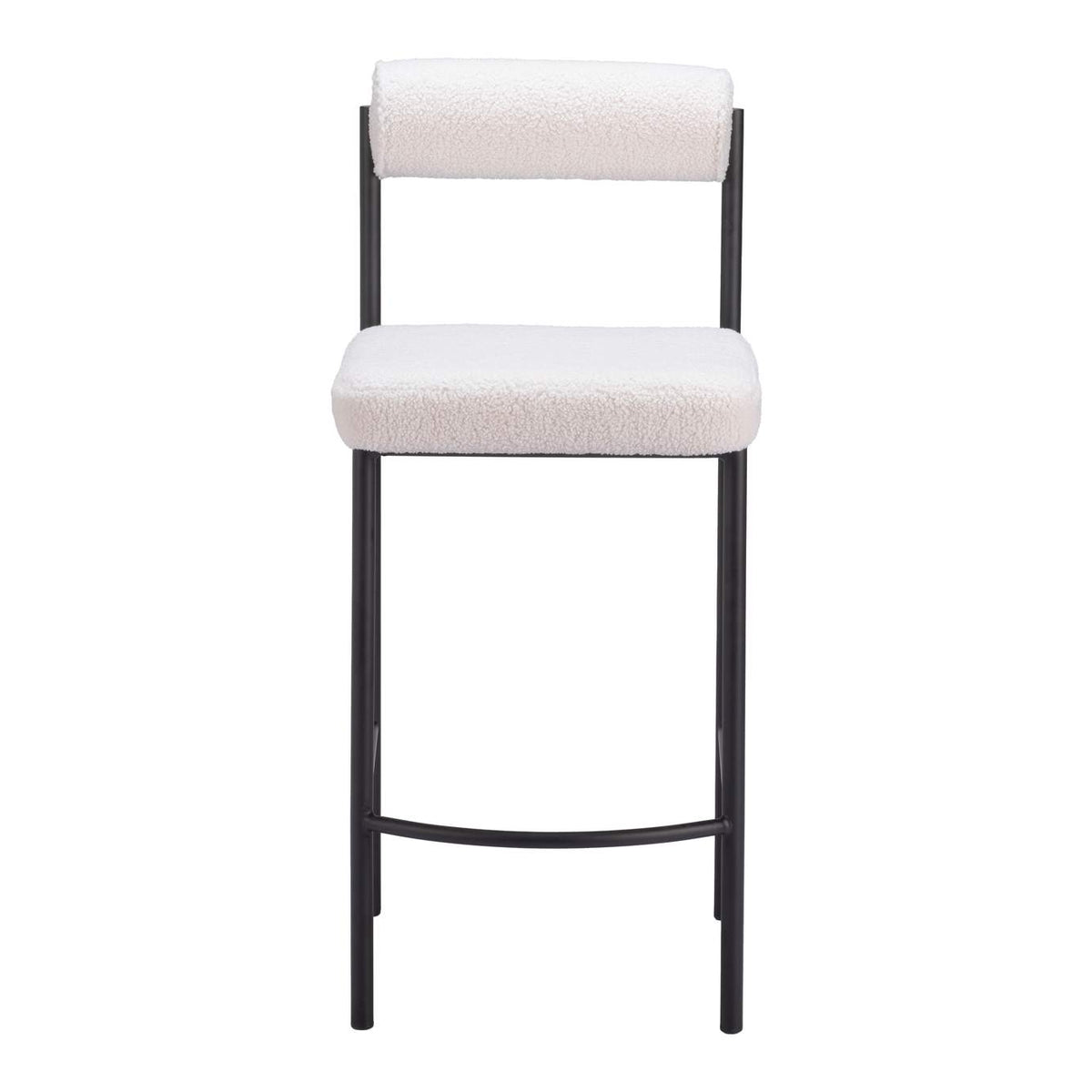 109811 Livorno Counter Stool (Set Of 2) Ivory