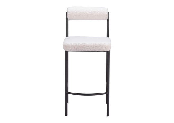 109811 Livorno Counter Stool (Set Of 2) Ivory