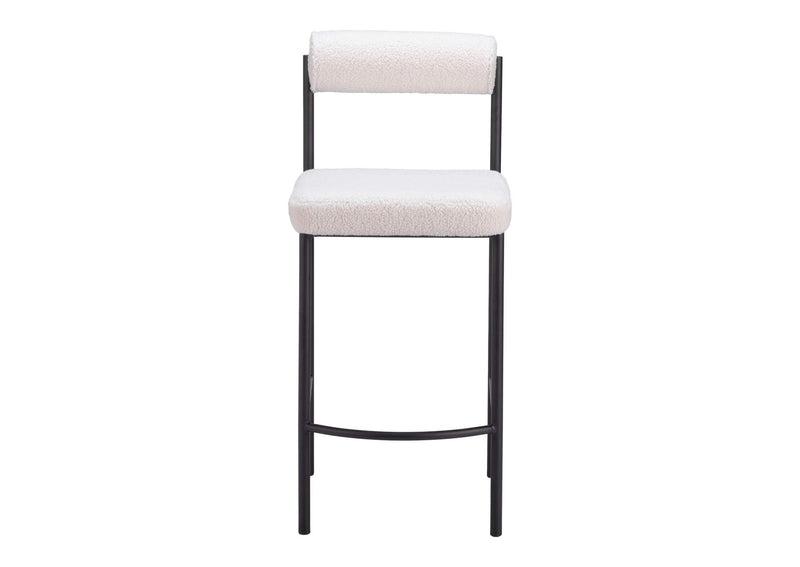 109811 Livorno Counter Stool (Set Of 2) Ivory