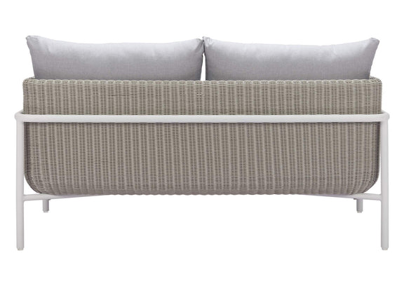 704016 Frais Outdoor Loveseat Gray