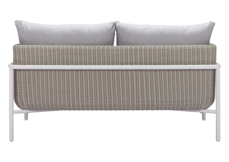 704016 Frais Outdoor Loveseat Gray