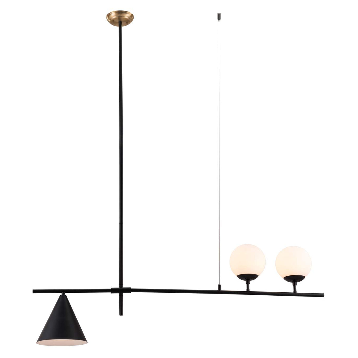 56113 Richiza Ceiling Lamp Black