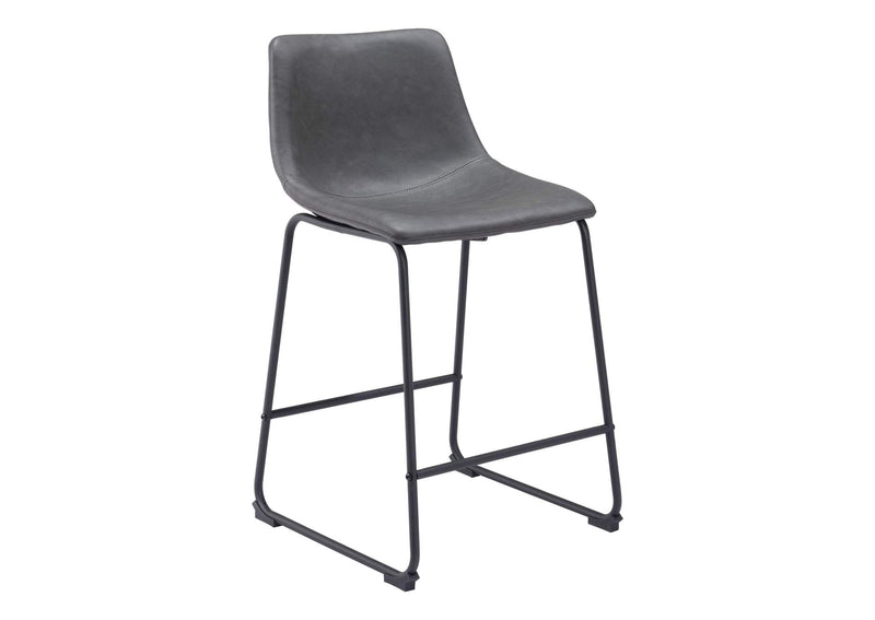 109324 Smart Counter Stool (Set Of 2) Charcoal