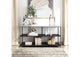 109487 Singularity Console Table White & Black