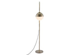 56053 Waterloo Floor Lamp White & Bronze