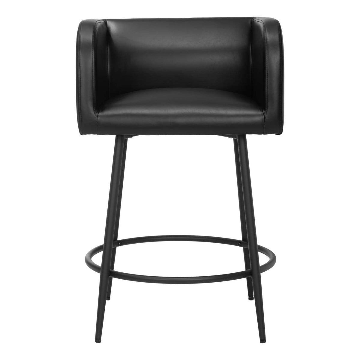 110062 Horbat Counter Stool (Set Of 2) Black
