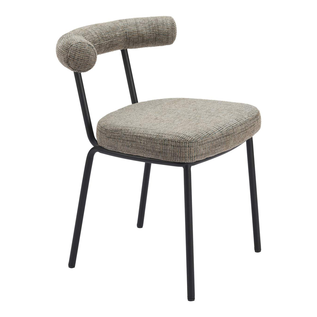 110098 Kede Dining Chair (Set Of 2) Green Tweed