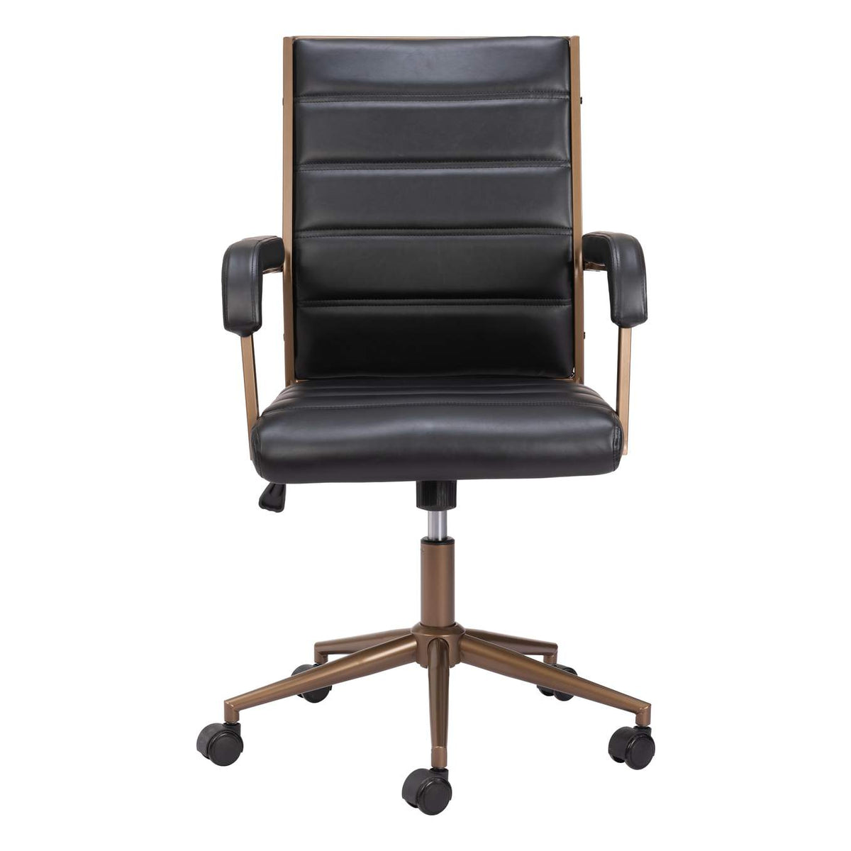 109021 Auction Office Chair Vintage Black