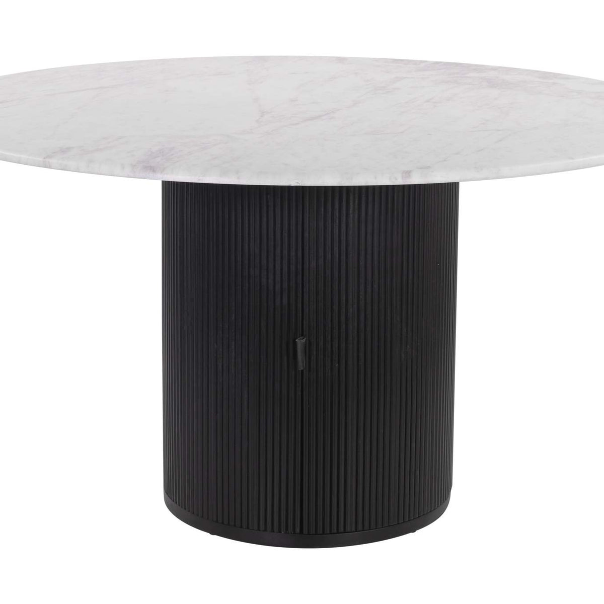110140 Izola Dining Table White & Black