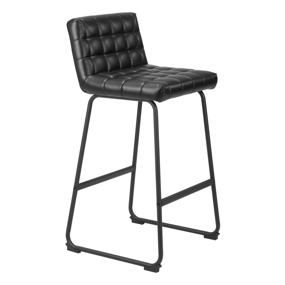 110069 Pago Barstool (Set Of 2) Black