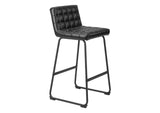 110069 Pago Barstool (Set Of 2) Black