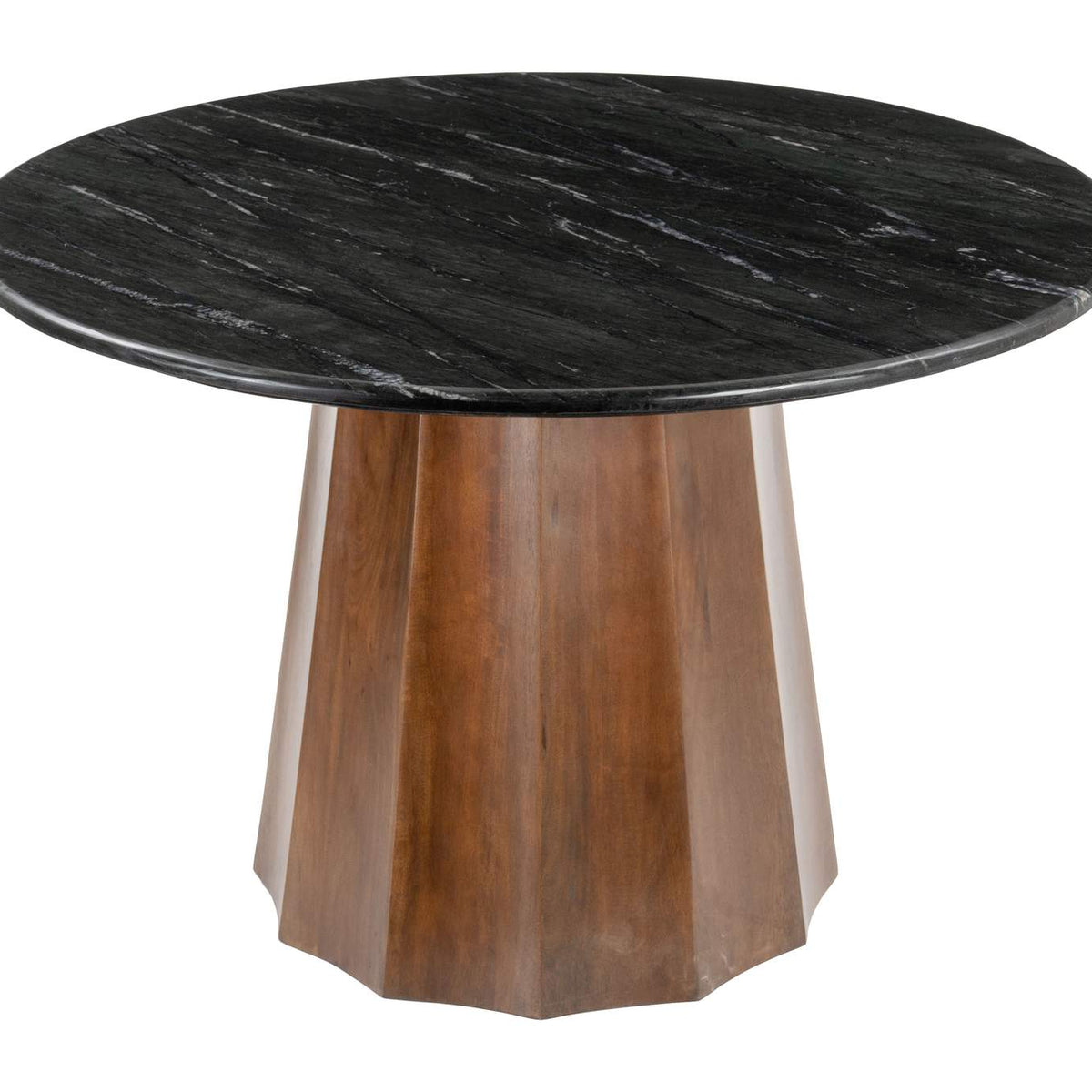 110248 Aipe Dining Table Black & Brown