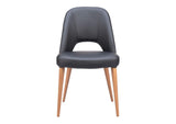 110123 Leith Dining Chair (Set Of 2) Black