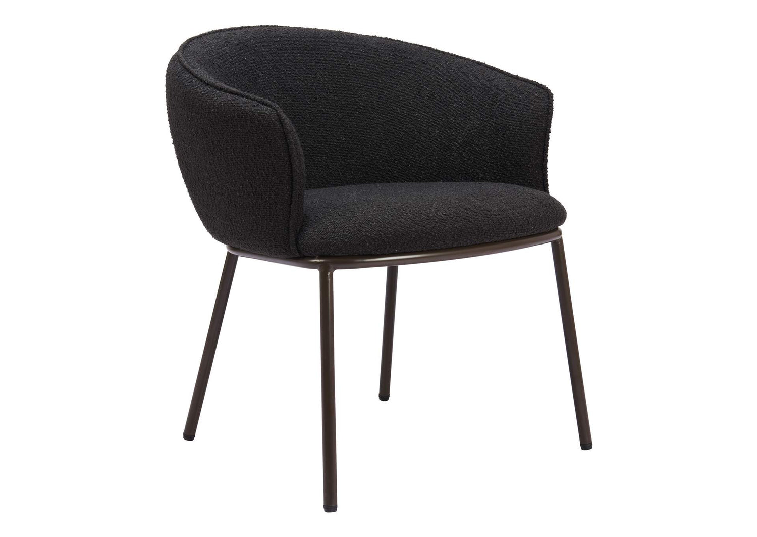110102 Essen Dining Chair Black & Bronze