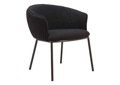 110102 Essen Dining Chair Black & Bronze