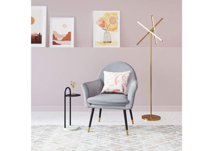 56140 Garza Floor Lamp Brass
