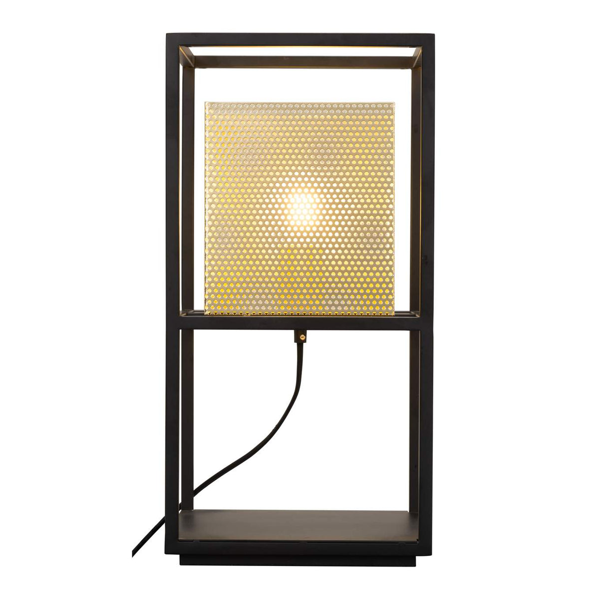56129 Yves Table Lamp Gold & Black