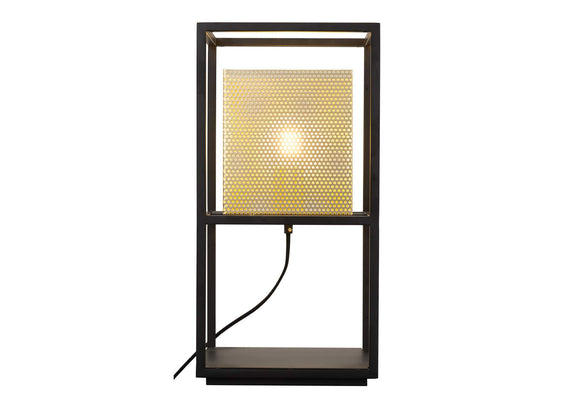 56129 Yves Table Lamp Gold & Black