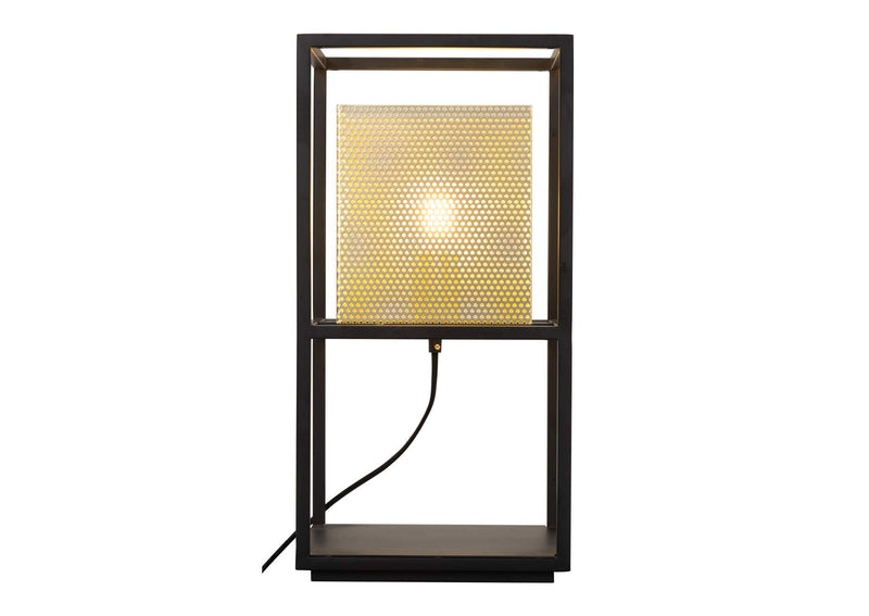 56129 Yves Table Lamp Gold & Black