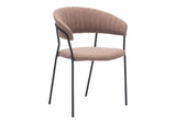 109670 Josephine Dining Chair (Set Of 2) Brown
