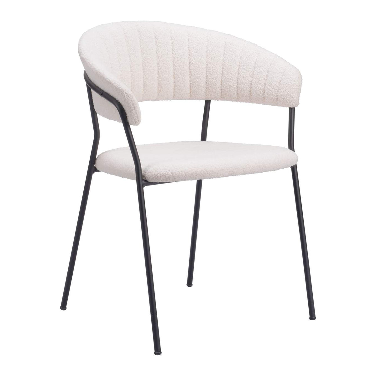 109669 Josephine Dining Chair (Set Of 2) Cream