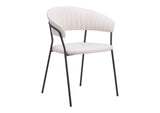 109669 Josephine Dining Chair (Set Of 2) Cream