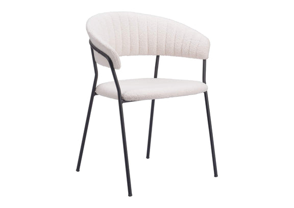 109669 Josephine Dining Chair (Set Of 2) Cream