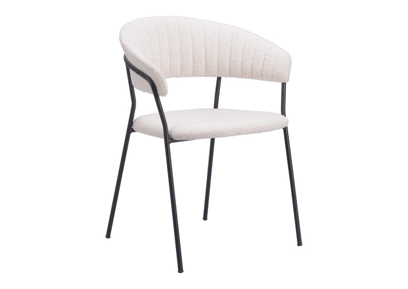 109669 Josephine Dining Chair (Set Of 2) Cream