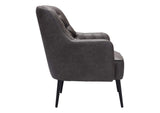 109054 Tasmania Accent Chair Vintage Black