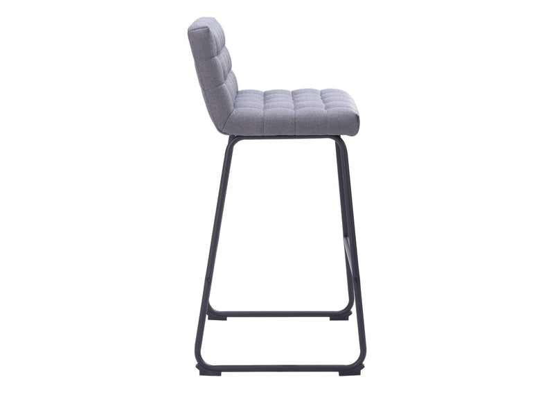 110072 Pago Barstool (Set Of 2) Gray