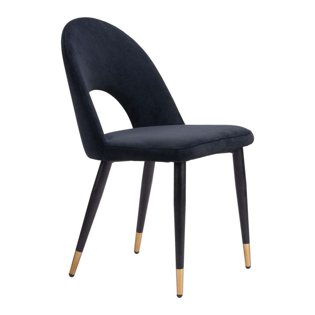 109873 Menlo Dining Chair (Set Of 2) Black