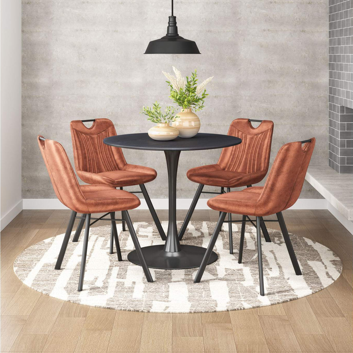 109331 Tyler Dining Chair (Set Of 2) Brown