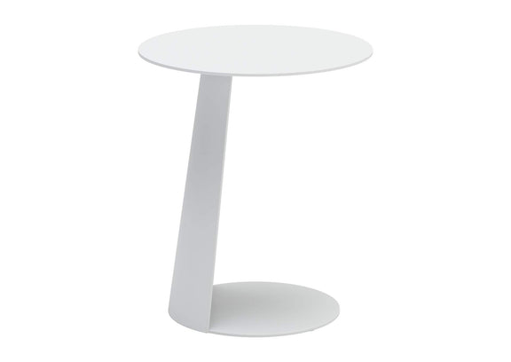 704020 Sunny Isles Outdoor Side Table White