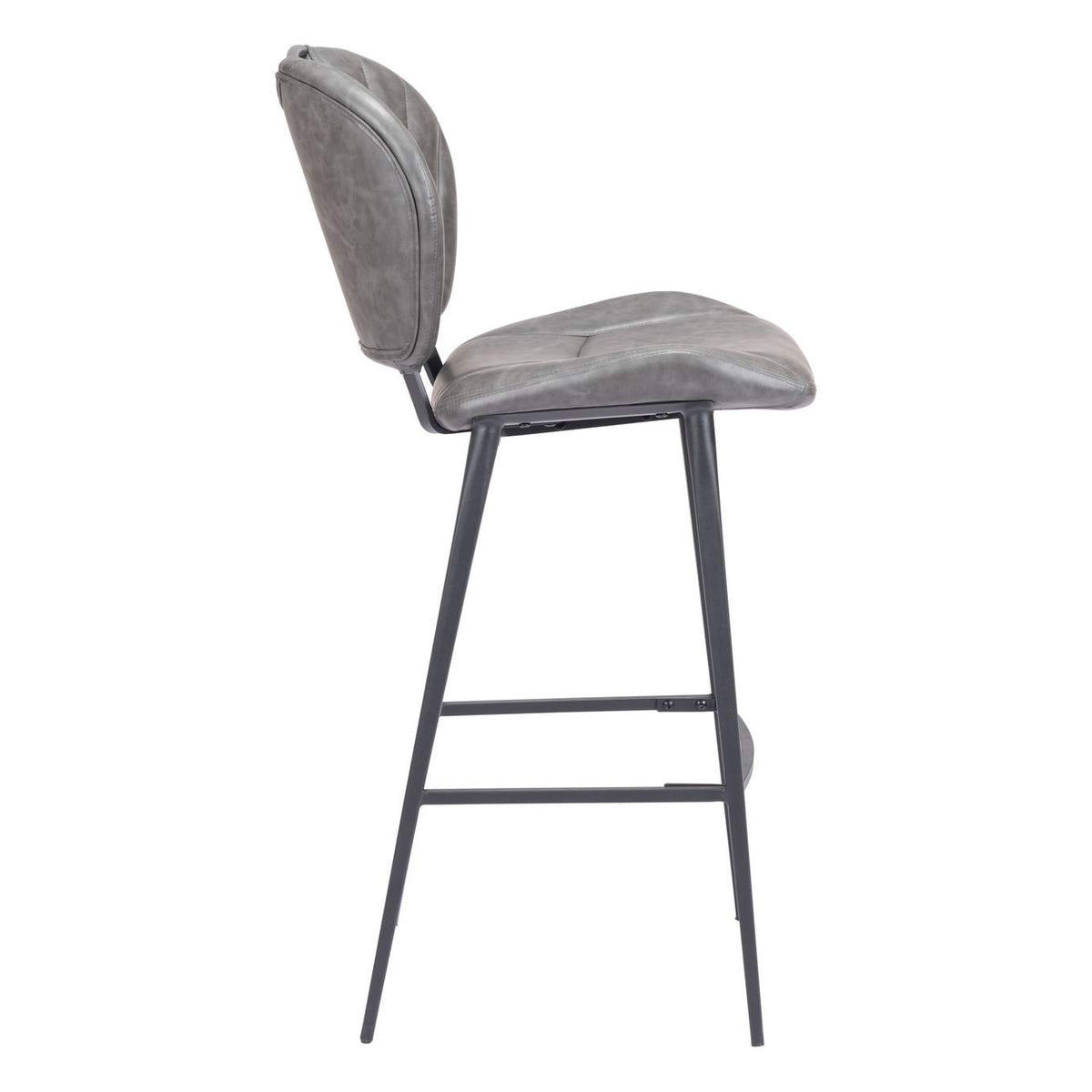 109340 Terrence Barstool Vintage Gray