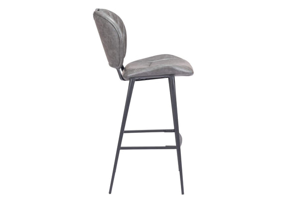 109340 Terrence Barstool Vintage Gray