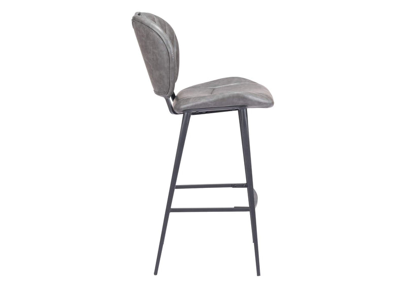 109340 Terrence Barstool Vintage Gray