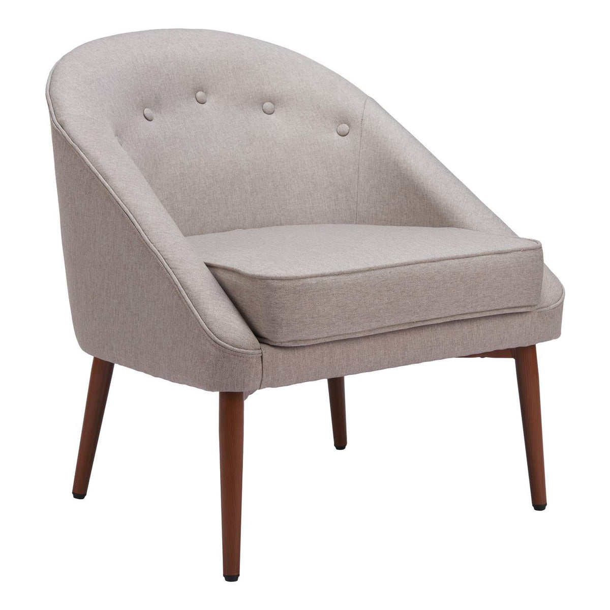 109876 Carter Accent Chair Gray