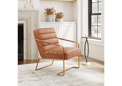 109520 Dallas Accent Chair Vintage Brown