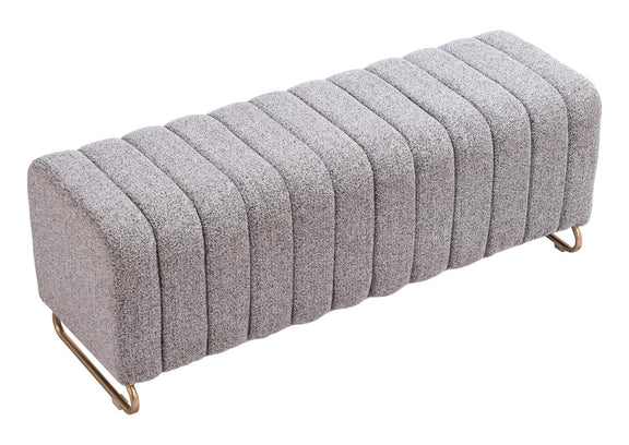 110080 Pender Bench Stone Gray