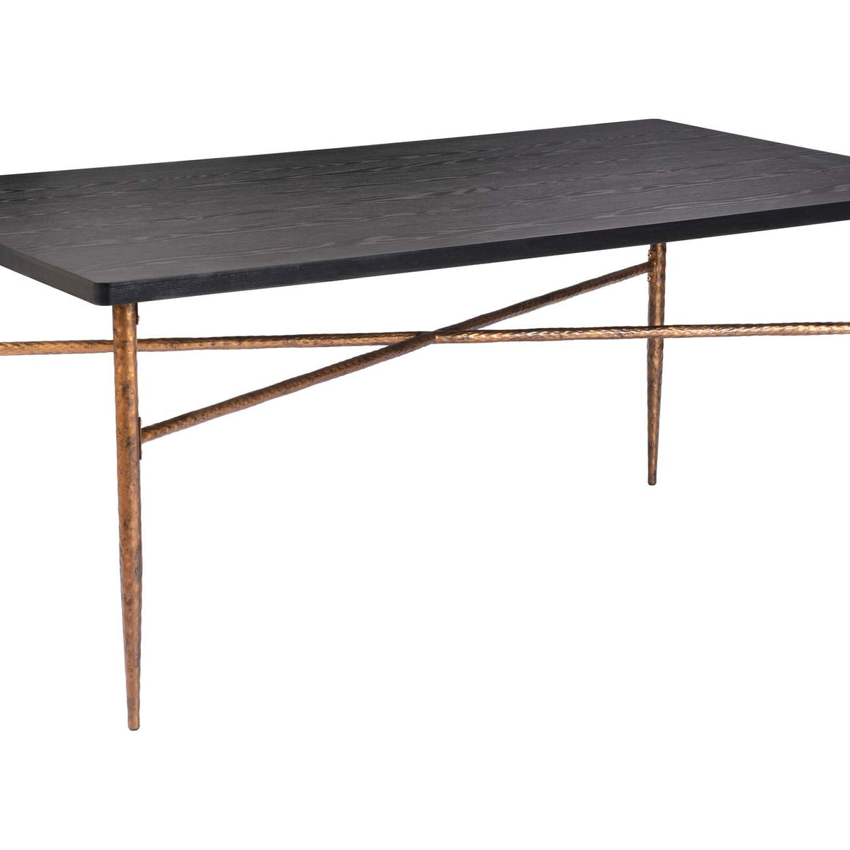 109957 Nida Dining Table Black & Bronze
