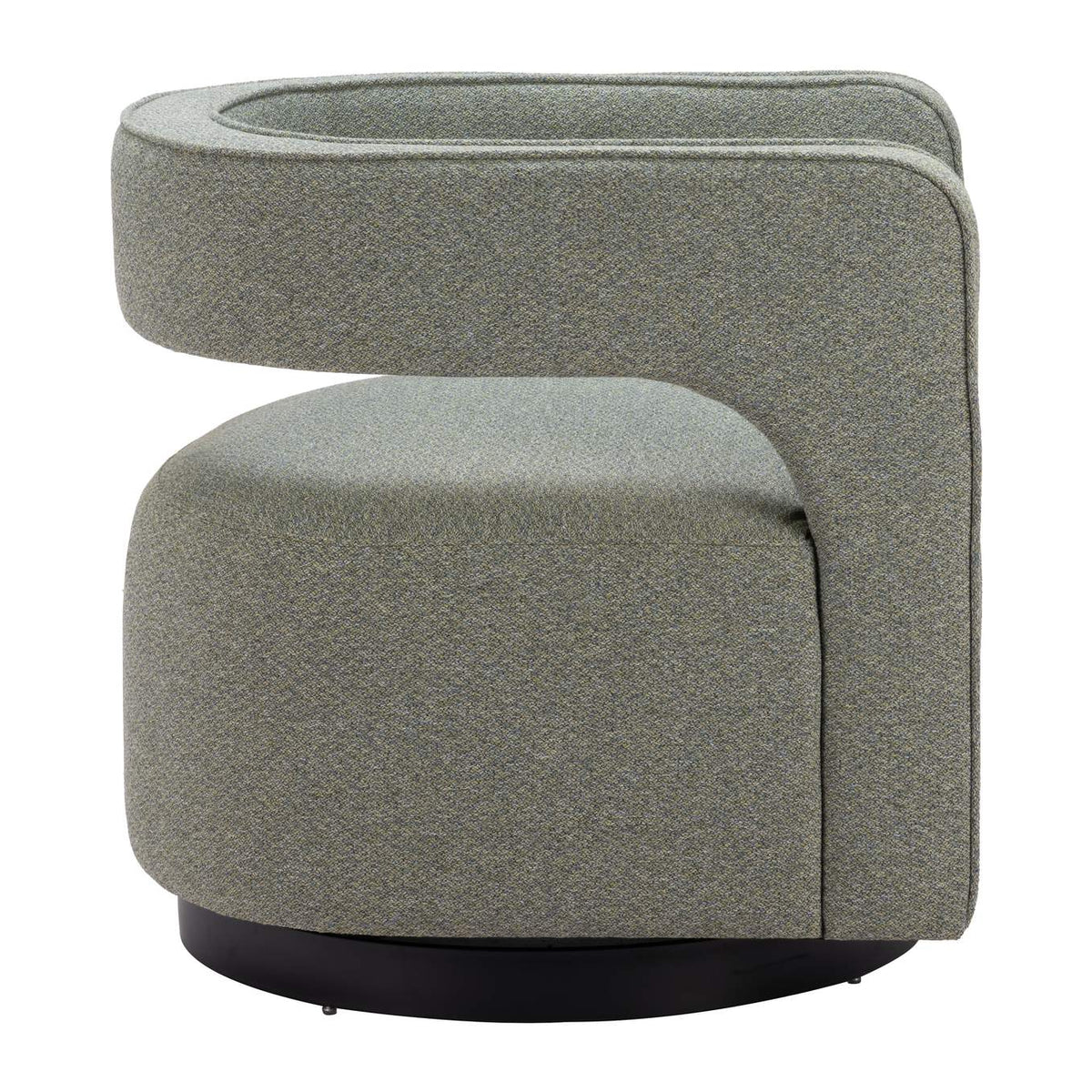 110013 Turku Swivel Chair Sage Green