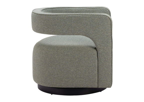 110013 Turku Swivel Chair Sage Green