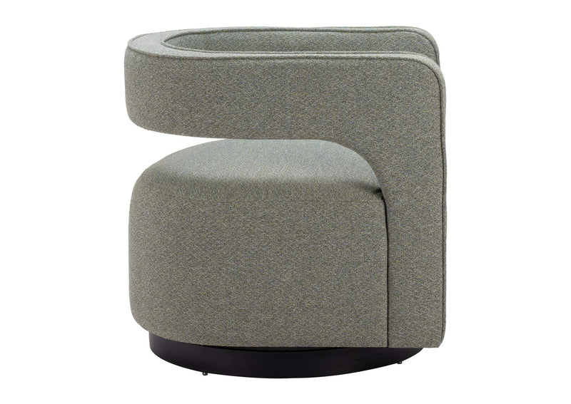 110013 Turku Swivel Chair Sage Green