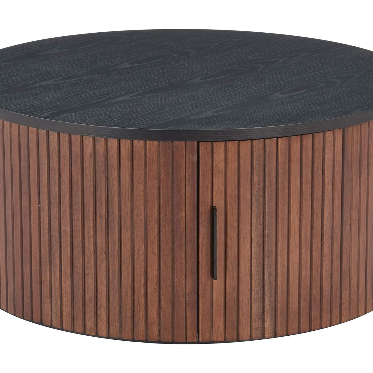 110299 Nejaus Coffee Table Black & Walnut