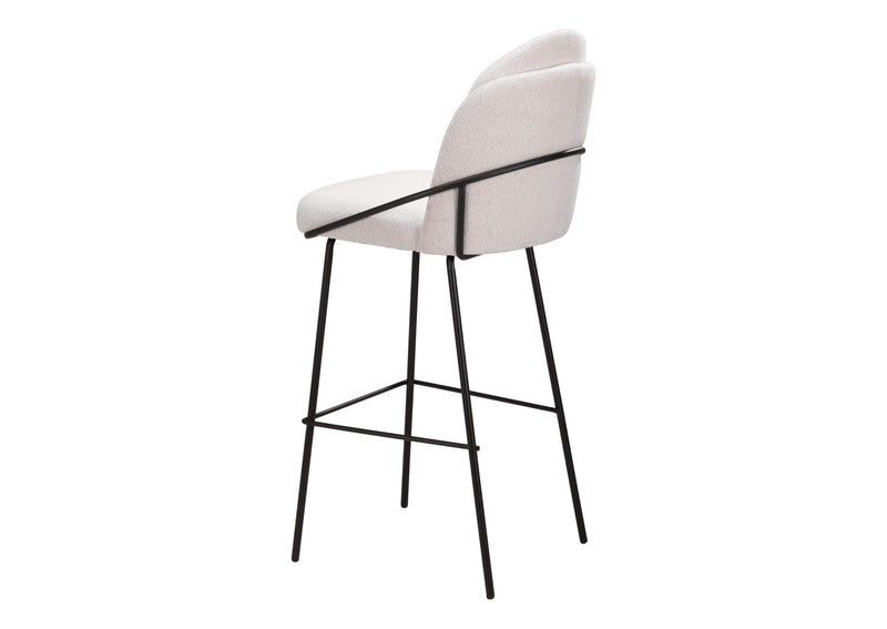 109969 Jambi Barstool (Set Of 2) Ivory