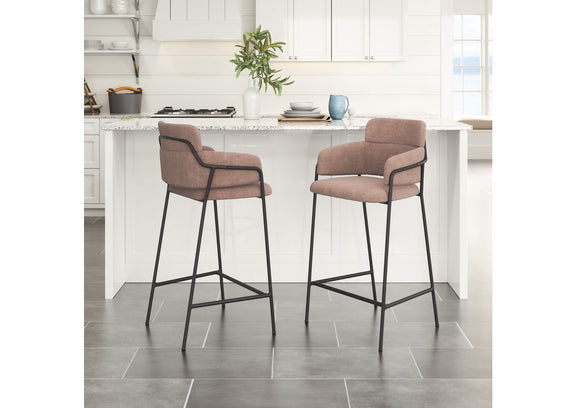 109666 Marcel Counter Stool (Set Of 2) Brown