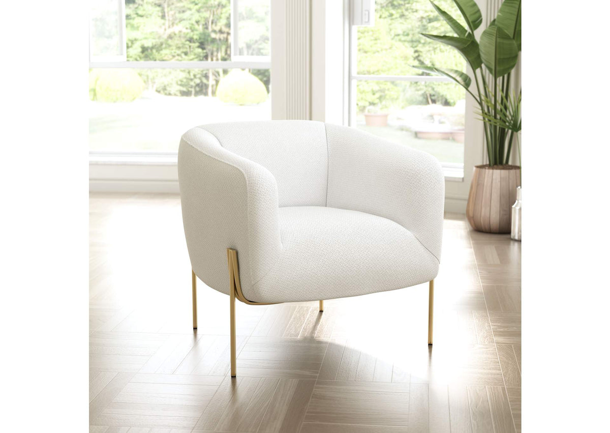 101258 Micaela Armchair Ivory