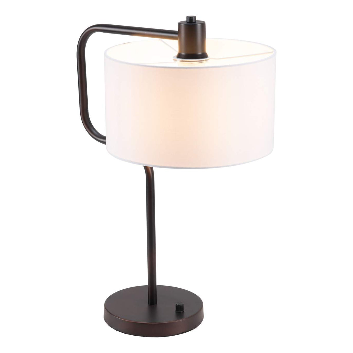 56146 Middlemist Table Lamp White